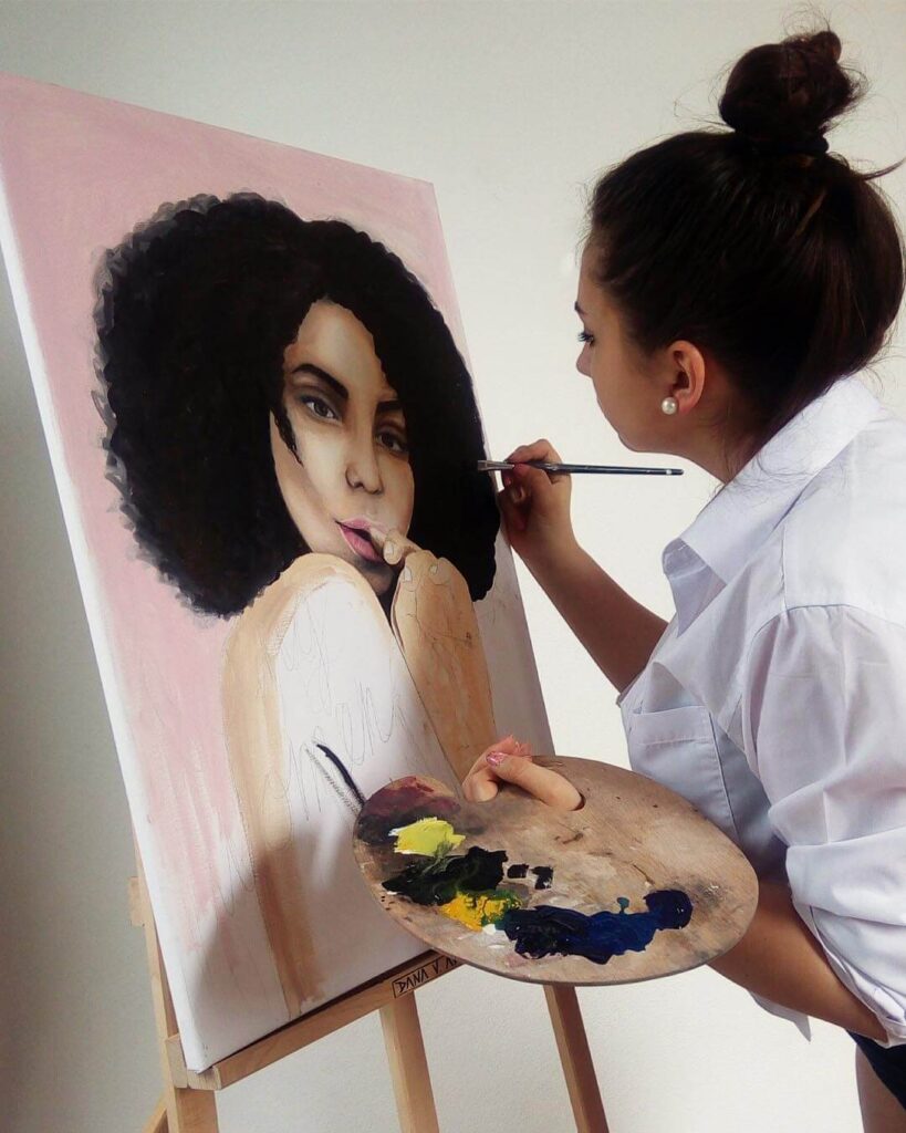 Dvatelier.cz – česká současná malířka Dana V. Moderní abstraktní a figurativní obrazy.